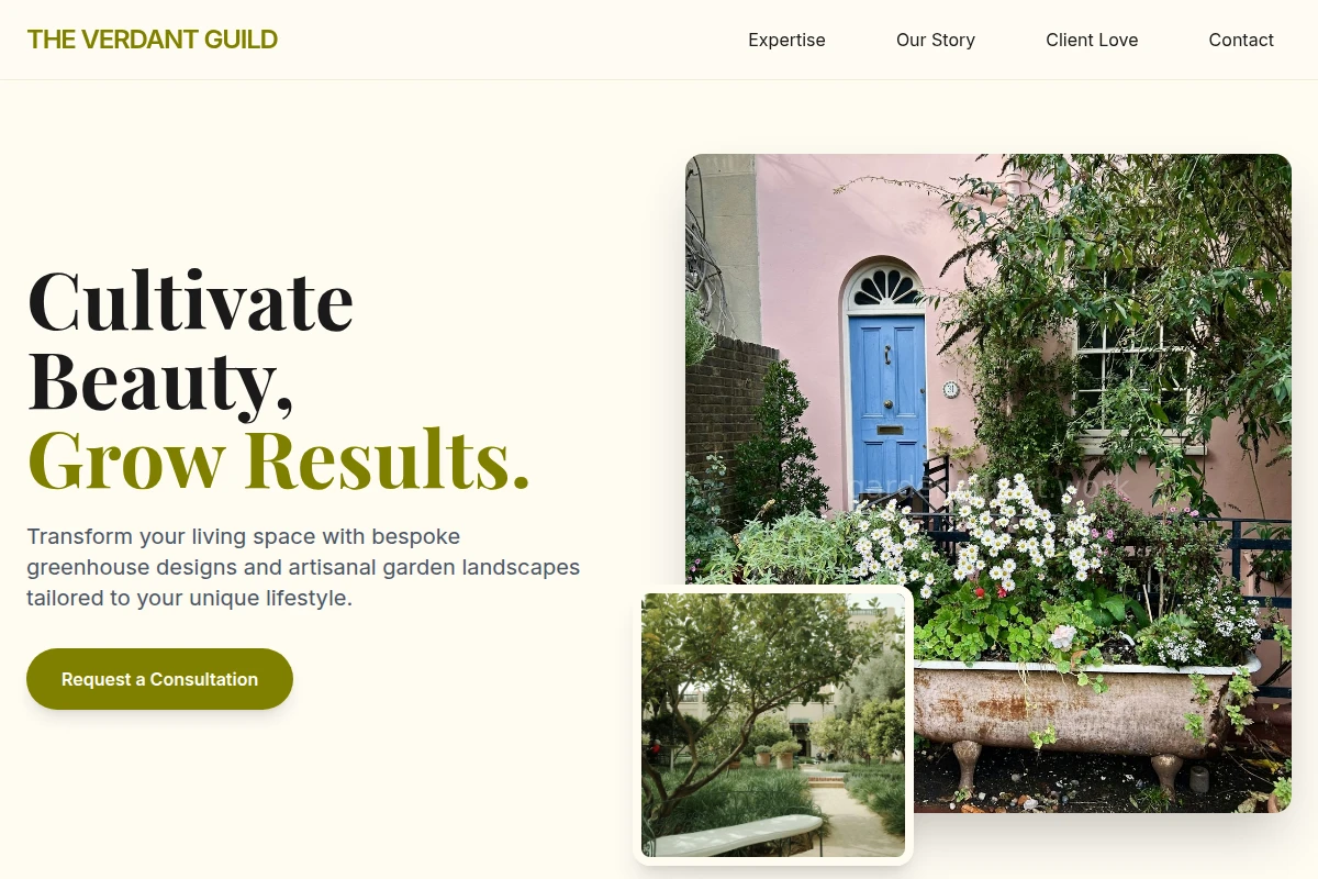 Greenhouse Garden Design