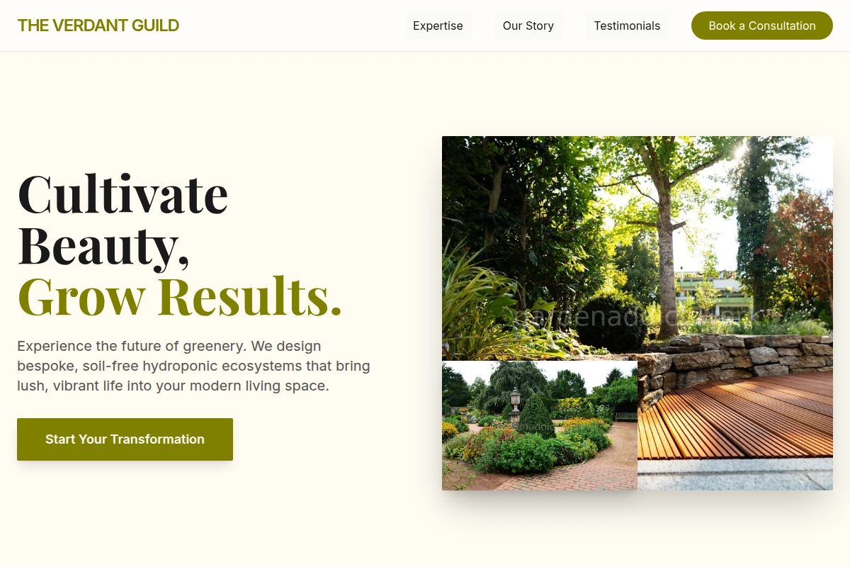 Hydroponic Landscaping