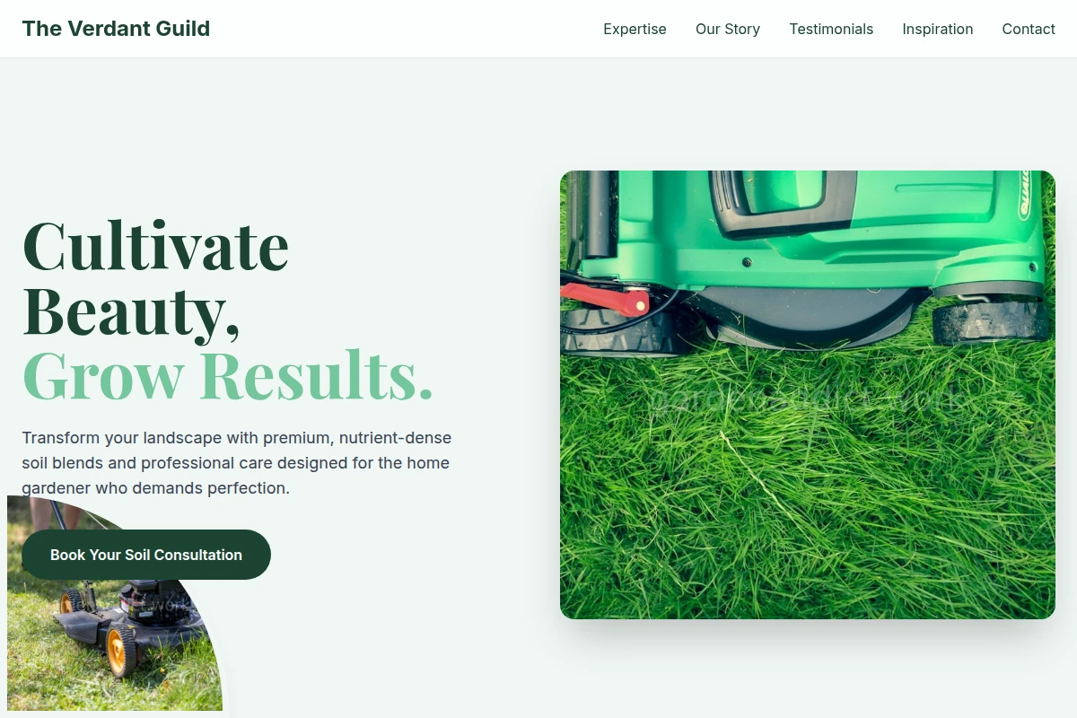 Potting-Soil Lawn Care