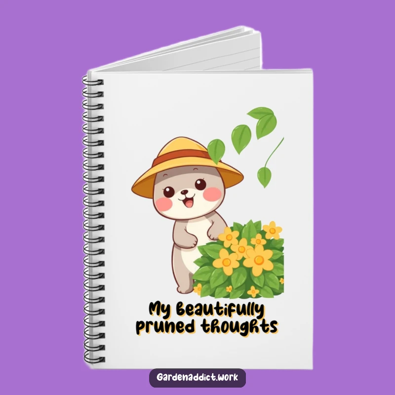 Funny Gardener Notebook: Happy Animal for Sunny Notes